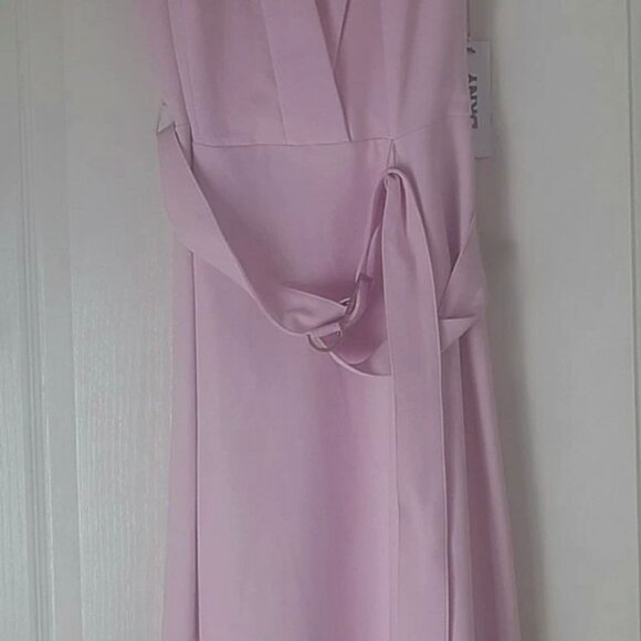 Donna Karan New York(DKNY) Salon Stretch Fit & Flare Dress - Palest Pink Size 10 - Picture 3 of 3